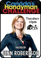see JENN ROBERTSON in HANDYMAN CHALLENGE on HGTV
